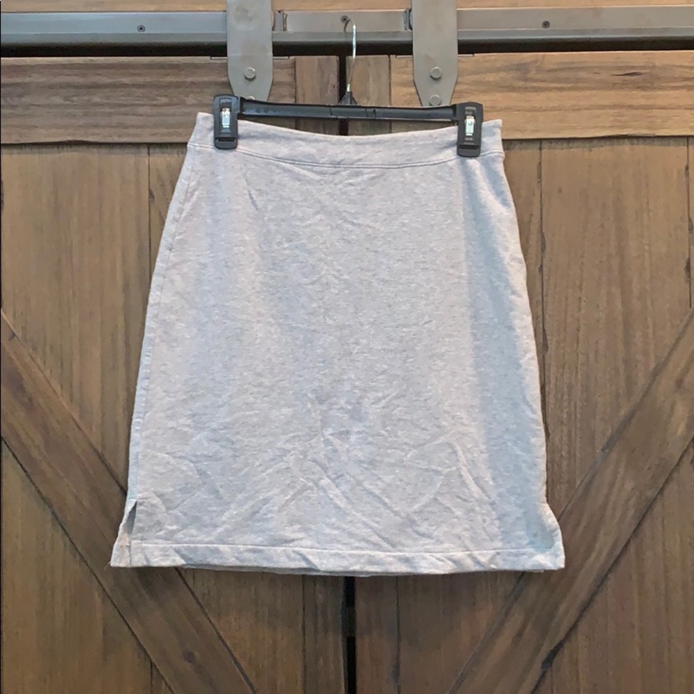 comfy Gap Stretch gray cotton skirt, XS